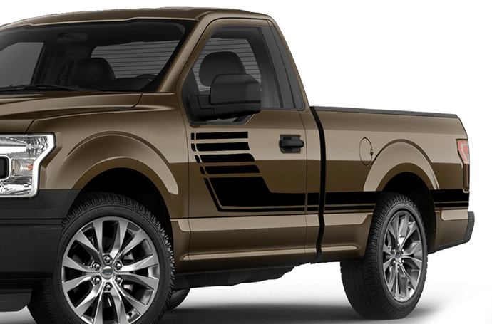 Ford F150 Decals Hockey Stripes Graphics Compatible With Ford F150
