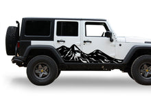Load image into Gallery viewer, Big Mountains Graphics decals for Jeep Wrangler, side stickers