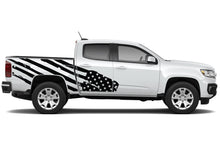 Load image into Gallery viewer, USA Flag Graphics vinyl for chevy colorado decals