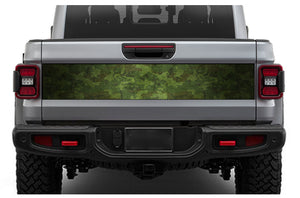 Camouflage Tailgate Door Decals Vinyl Compatible with Jeep JT Gladiator (8x53 inches)