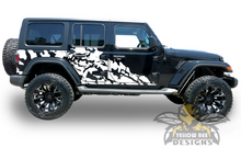 Load image into Gallery viewer, Chaos Graphics Kit Vinyl Decal Compatible with Jeep JL Wrangler 4 Door 2018-Present