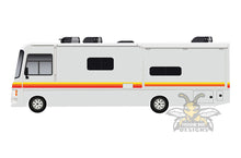 Load image into Gallery viewer, Red Orange Yellow Retro Decals For Class A Motorhome RV, Trailer 