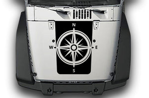 Compass Graphics Stickers Wrangler Hood decals