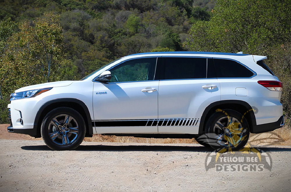 Highlander Graphics Side Stripes Graphics Toyota Highlander decals