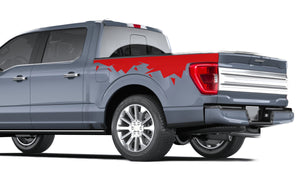 Ford F150 Cracks Bed Side Vinyl Graphics Decals For Ford F150