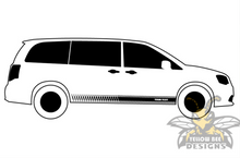 Load image into Gallery viewer, Custom Lower Side Stripes Graphics vinyl decals for Honda CRV