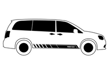 Load image into Gallery viewer, Custom Rocket Side Stripes Graphics Vinyl Decals Compatible with Subaru Outback