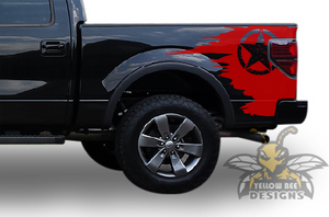 Desert Star Graphics Stripes Bed Decals Ford F150 Super Crew Cab 2019, 2020, 2021