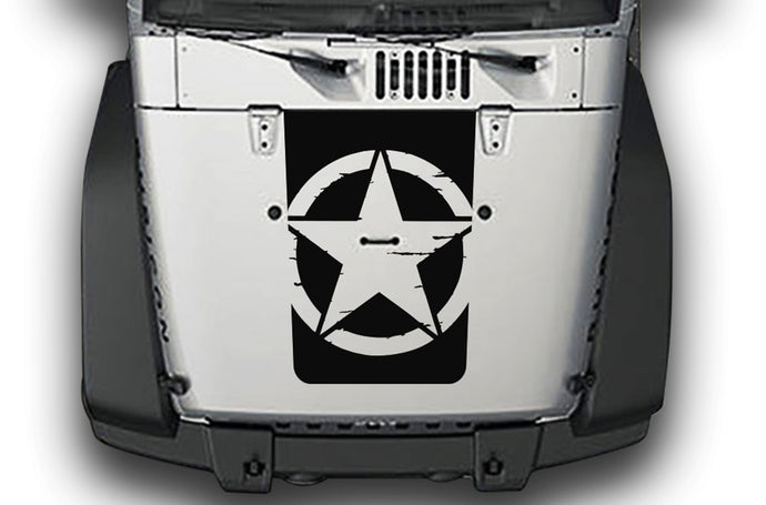 Compass Graphics Stickers JL Wrangler Hood decals