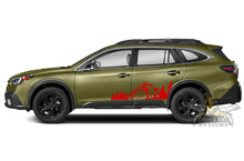 Load image into Gallery viewer, Door Mountains Trees Graphics Vinyl Decals for Subaru Outback