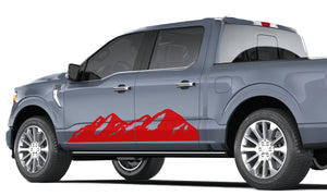Ford F150 Doors Mountains Graphics Decals For Ford F150