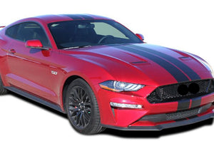 Double Line Stripes Graphics vinyl graphics for ford Mustang decals