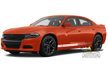 Load image into Gallery viewer, Double Thin Split Stripes Graphics vinyl decals for Dodge Charger
