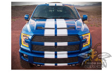 Load image into Gallery viewer, Front To Back Graphics Ford F150 Shelby Rally Stripes Super Crew Cab 2019, 2020, 2021, 2022