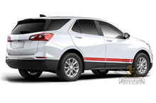 Load image into Gallery viewer, Double Stripes Graphics Vinyl sticker for Chevrolet Equinox decals