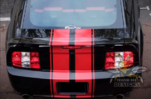 Load image into Gallery viewer, Double Rally Stripes Graphics vinyl graphics for ford Mustang decals