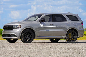 Double Speed Door Side Stripes Vinyl Decals for Dodge Durango