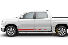 Load image into Gallery viewer, Double Stripes Graphics vinyl decals for Toyota Tundra  