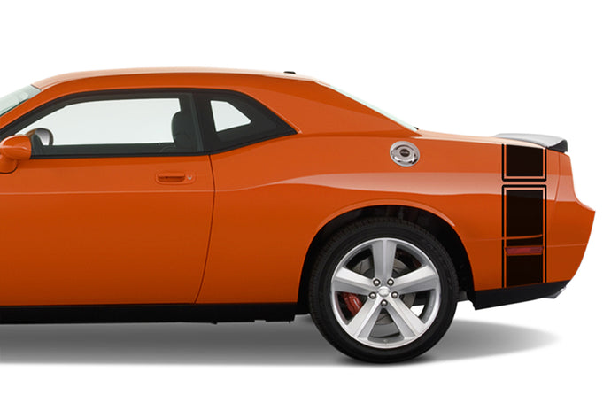 Drag Pack Tail Stripes Decal Compatible with Dodge Challenger