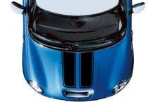 Load image into Gallery viewer, Dual Line Out Hood Stripes Graphics Vinyl Decal Compatible with Mini Cooper