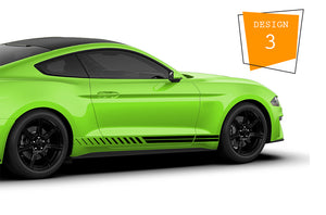 Offset Stripes Decals Graphics vinyl graphics for ford Mustang decals