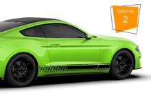Load image into Gallery viewer, Offset Stripes Decals Graphics vinyl graphics for ford Mustang decals