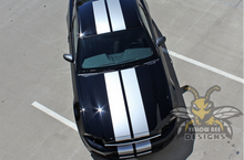 Load image into Gallery viewer, Dual Stripes Decals Graphics vinyl graphics for ford Mustang decals