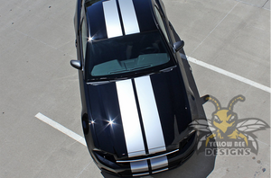 Dual Stripes Decals Graphics vinyl graphics for ford Mustang decals