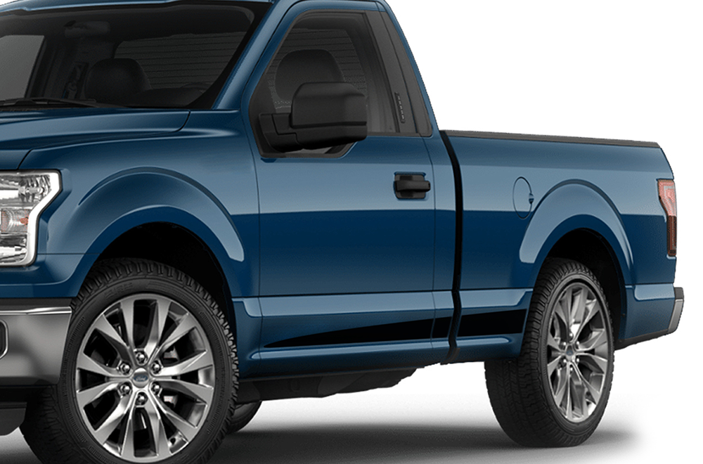 Ford F150 Decals Edge Side Stripes Graphics Compatible With F150