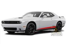 Load image into Gallery viewer, Edge Side Stripes Graphics Vinyl Decals for Dodge Challenger