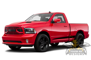 Edge Side Stripes Graphics Decals for Dodge Ram 1500 stickers