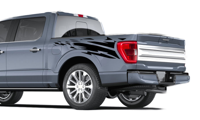 Explosion Bed Graphics Vinyl Graphics Decals For Ford F150