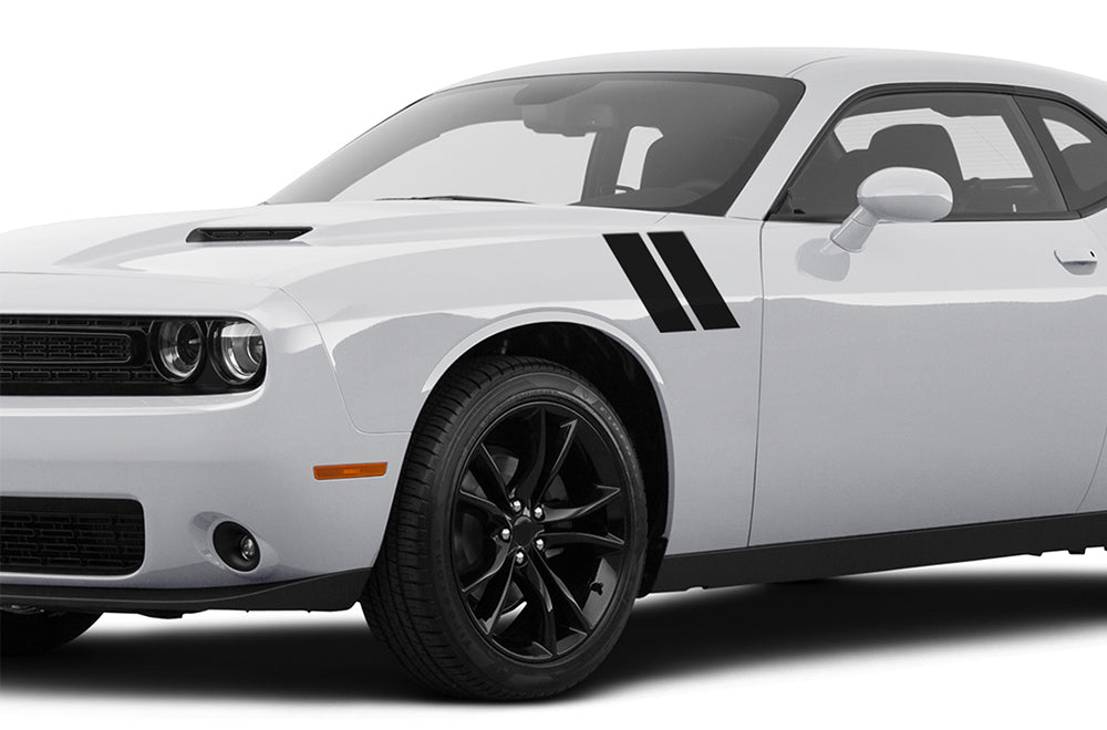 2018 Ford Mustang Fender Hash Stripes Decals Graphics Vinyl - Fits All 2015-2017 Models