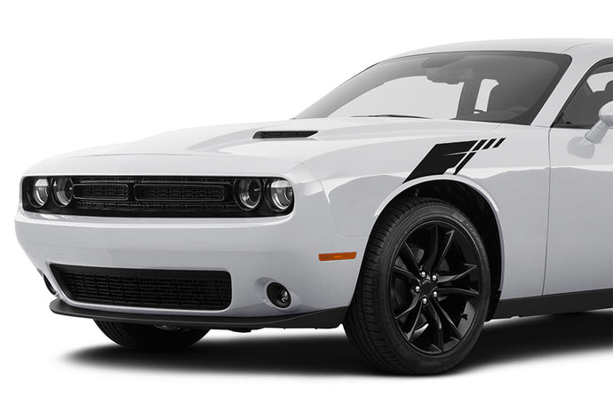 Fender Side Graphics Decal Compatible with Dodge Challenger