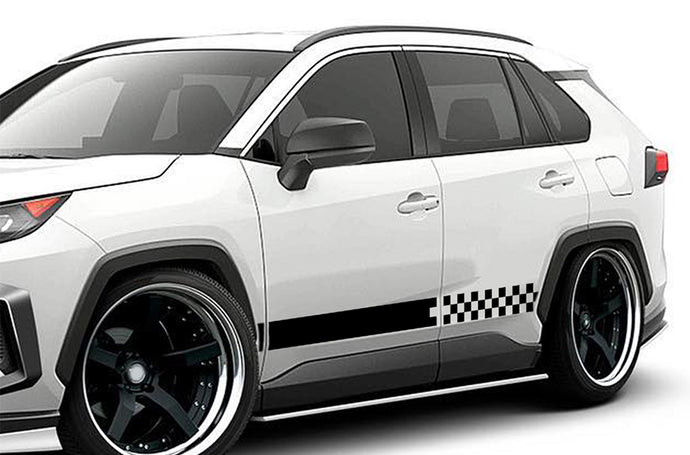 Stickers, Car Decals Graphics Compatible with Toyota RAV4 Decals
