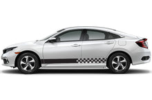 Load image into Gallery viewer, Finishing Flag Stripes Graphics Vinyl Decals Compatible with Honda Civic