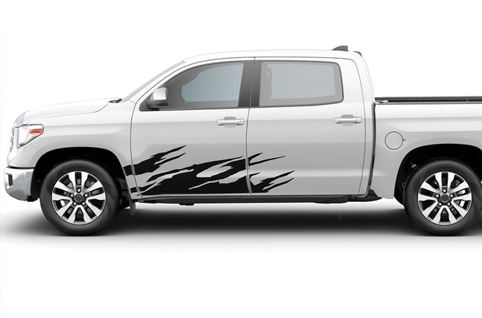 Fire Door Side Graphics Vinyl Decals for Toyota Tundra