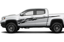 Load image into Gallery viewer, Fire Speed Graphics Vinyl Decals Compatible with Chevrolet Colorado Crew Cab