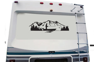 Fisher On The Lake Graphics Decals For RV, Trailer, Camper, Motor Home