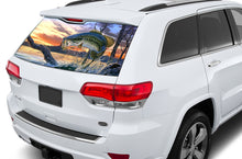 Load image into Gallery viewer, Fishing Window Perforated Decals Compatible with Jeep Grand Cherokee