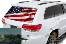 Load image into Gallery viewer, Cherokee perforate USA decals Rear window stickers vinyl Cherokee