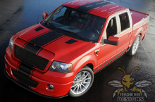 Load image into Gallery viewer, Front To Back Graphics Vinyl Ford F150 Rally Stripes Super Crew Cab 2019, 2020, 2021