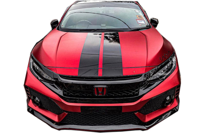 Full Body Stripes Graphics Vinyl Decals Compatible with Honda Civic