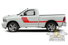 Load image into Gallery viewer, Door Hockey Stripes Graphics 2500 Dodge Ram stripes for Ram Crew Cab