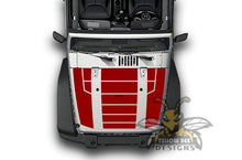 Load image into Gallery viewer, Full Hood decals JL Wrangler Hood Graphics stickers
