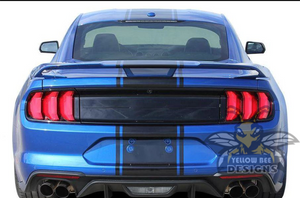 Full Line Rally Stripe Graphics vinyl graphics for ford Mustang decals