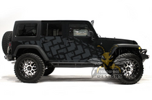 Load image into Gallery viewer, Tire Tracks Graphics Kit Vinyl Decal Compatible with Jeep JK Wrangler 4 Door 2007-2018