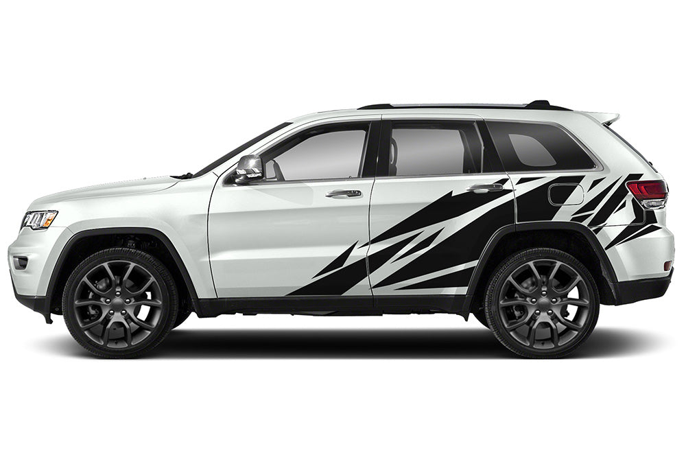 Geometric Pattern Side Graphics decals for Grand Cherokee