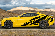 Load image into Gallery viewer, Decals for Chevrolet Camaro Side Geometric Pattern Door Graphics