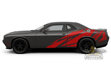 Load image into Gallery viewer, Geometric Pattern Side Graphics Vinyl Decals for Dodge Challenger